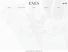 Tablet Screenshot of enes-antwerp.com